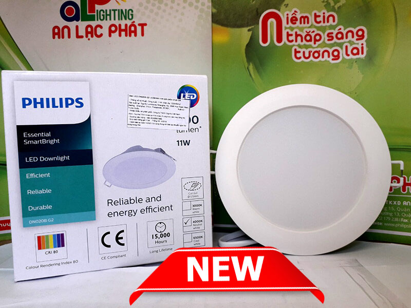Đèn Led âm trần Philips DN020B giảm chói bảo vệ mắt người dùng