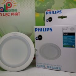 Đèn led âm trần thông minh 59062 Smalu 125 9W Philips có kèm remote