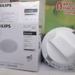 Mặt sau Đèn led âm trần Philips 9w lỗ cắt 105 59449 Meson