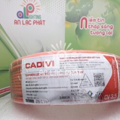 Dây Điện Đơn Cadivi CV 3.5 mm2 Ruột Đồng Vỏ PVC