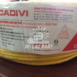 Dây Điện Đơn Cadivi CV 5.0 mm2 CU/PVC Truyền Tải Điện Năng Tốt