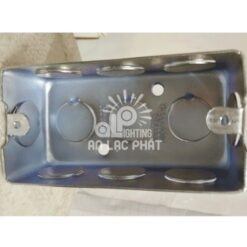 Đế âm Schneider đơn kim loại 101x51x51mm