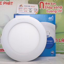 Đèn led âm trần 16w Philips Marcasite 59531 lỗ cắt 170 tròn