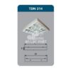 Máng đèn phản quang lắp nổi Duhal TDN314 công suất 3 x 14w