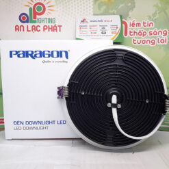 Mặt sau Đèn downlight đổi màu 12w Paragon lỗ cắt 145