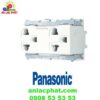 Ổ cắm đôi WNG159237W Panasonic dễ dàng lắp đặt