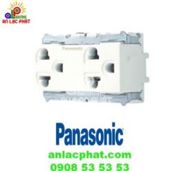Ổ cắm đôi WNG159237W Panasonic dễ dàng lắp đặt