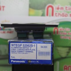 Bộ 2 công tắc có đèn báo WTEGP52562S Panasonic chính hãng