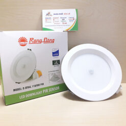 Đèn led âm trần cảm biến chuyển động D AT04L 110/9W PIR Rạng Đông