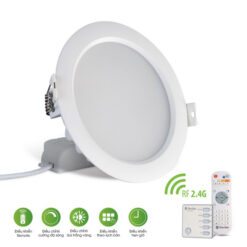 Đèn led downlight Rạng Đông 9W D AT16L 110/9W.RF điều khiển từ xa bằng REMOTE