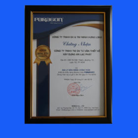 Giấy chứng nhận Paragon 2019