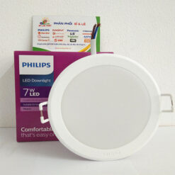 Đèn Led âm trần Philips 7w lỗ cắt 90 Meson 59445 giá cạnh tranh