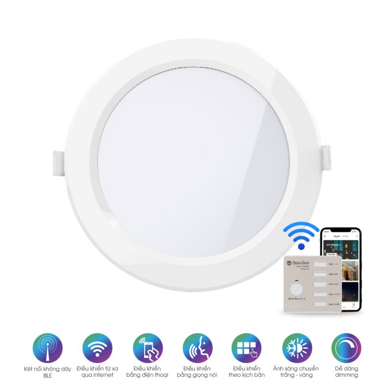 Hình ảnh Đèn led downlight 9W Rạng Đông PT04.BLE 135/9W lỗ cắt 135mm