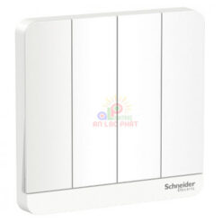 Bộ công tắc bốn 1 chiều Schneider Avatar On 16AX có đèn Led