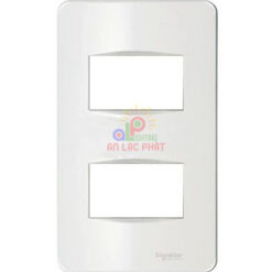 Mặt công tắc Schneider cho 2 thiết bị, Size S dòng Concept