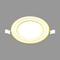 Đèn âm trần downlight đổi màu 9W NDL09CG90 Nanoco viền vàng