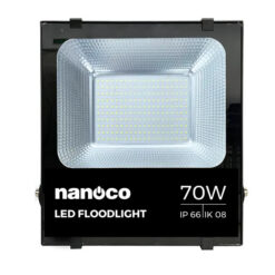 Đèn led pha ngoài trời NLFH0706 70W Nanoco IP66 IK08