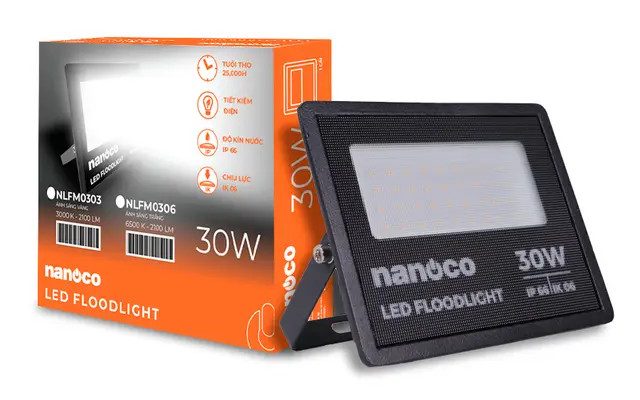 Đèn pha led 30W Mini Series NLFM030 Nanoco cao cấp