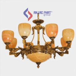 Đèn chùm đồng phòng khách phong cách cổ điển Euroto CD-758/8
