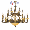 Đèn chùm kiểu cổ điển chế tác tinh xảo CD-764/12+6