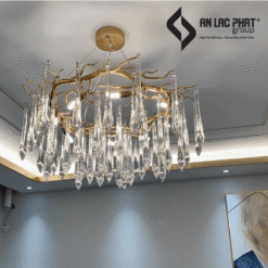 Đèn thả pha lê kiểu dáng mới lạ đẹp mắt TPL09T800 355 Decor