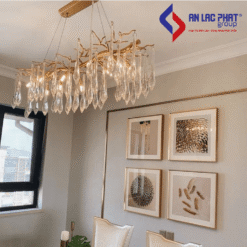 Đèn thả pha lê phòng khách kiểu dáng hiện đại TPL09N1000 355 decor