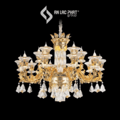 Đèn chùm pha lê nến trang trí nội thất Euroto C-227/10+5