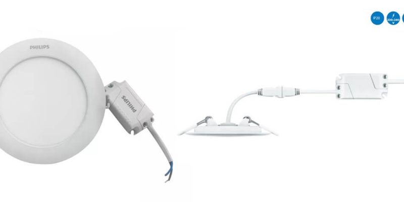 Đèn led âm trần thạch cao siêu mỏng DL262 kiểu dáng sang trọng