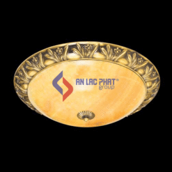 Đèn ốp trần trang trí chao đá thạch anh Euroto BTD-09