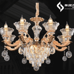 Đèn chùm nến DC891T8 355 Decor làm từ pha lê