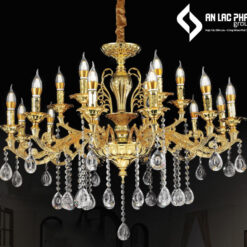Đèn chùm nến pha lê DC1708T18 355 Decor thiết kế tinh tế