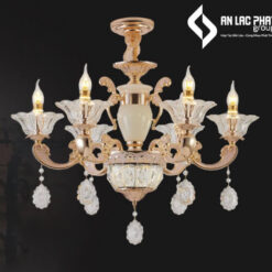 Đèn chùm nến pha lê DC2036T6 355 Decor kiểu dáng hiện đại