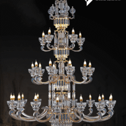 Đèn chùm nến pha lê DC6018T30 355 Decor sang trọng hiện đại