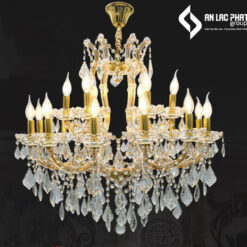 Đèn chùm nến pha lê DC81156T18 355 Decor hiện đại bắt mắt