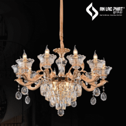 Đèn chùm nến pha lê DC891T10 355 Decor thiết kế sang trọng