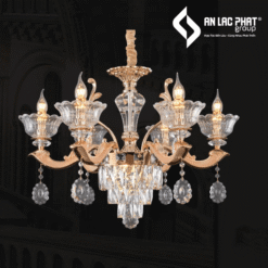 Đèn chùm nến pha lê DC891T6 355 Decor trang trí đẹp mắt