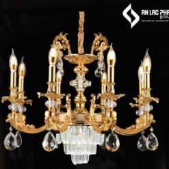 Đèn chùm nến pha lê DC904T8 355 Decor thiết kế sang trọng