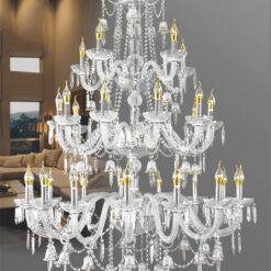 Đèn chùm nến pha lê DC9146T30 355 Decor đường nét tinh xảo