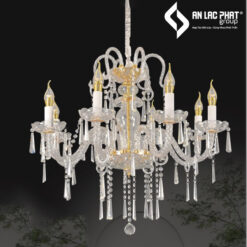 Đèn chùm nến pha lê DC9178T8 355 Decor cao cấp sang trọng