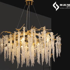 Đèn thả trang trí hiện đại pha lê sang trọng TPL912T800 355 Decor