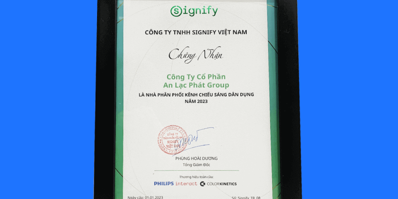Giấy chứng nhận Philips năm 2023