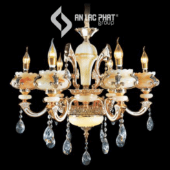 Đèn chùm cổ điển hợp kim mạ đồng Euroto C-2049/6