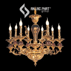 Đèn chùm cổ điển trang trí phòng khách Euroto C-2082/8