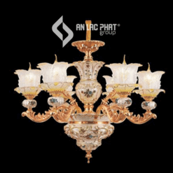 Đèn chùm nến tay hợp kim cao cấp Euroto C-54/6