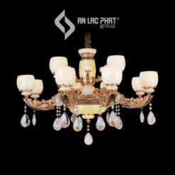 Đèn chùm pha lê led mạ vàng 24K cao cấp Euroto C-133/15