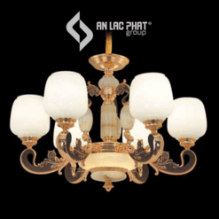 Đèn chùm phong cách tân cổ điển đá cẩm thạch Euroto C-61/6