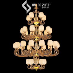Đèn chùm phòng khách tân cổ điển Euroto C-125/5+15+10+5