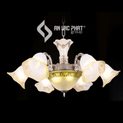 Đèn chùm tân cổ điển hợp kim mạ đồng Euroto C-50/6