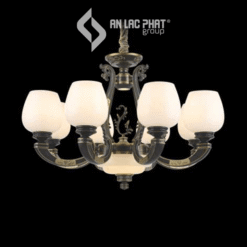 Đèn chùm tân cổ điển màu đen độc đáo Euroto C-155/8