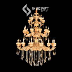 Đèn chùm thả thông tầng thiết kế tinh tế Euroto C-2073/15+10+5